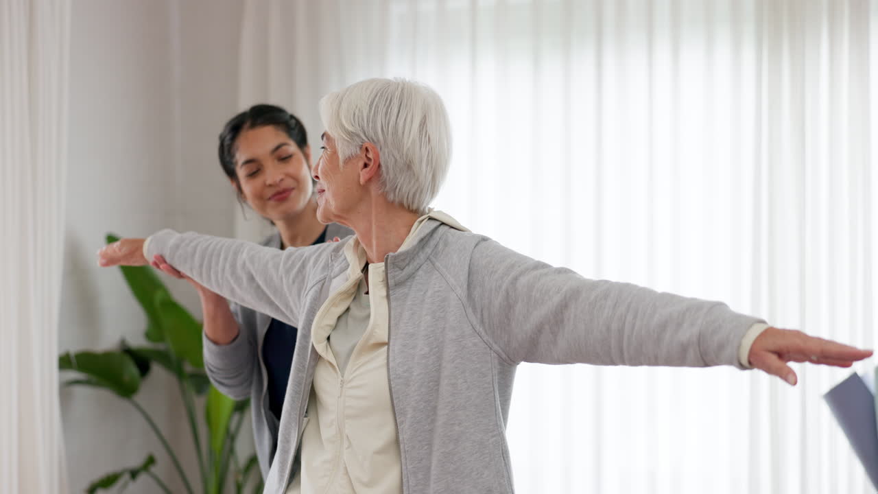 피지오테라피 여성, 균형
