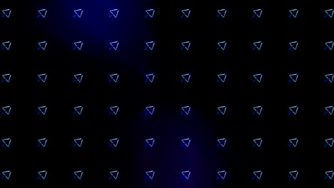 geometric pyramid pattern. pyramid dancing. business symbol loop animation. business network design.