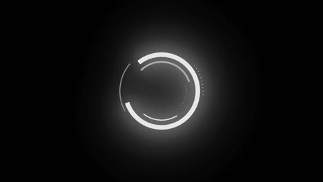 circular loading with glow