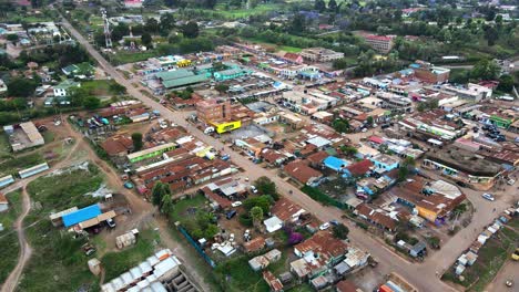 Asentamientos-Rurales-De-áfrica,-Casas-Rurales-De-Kenia,-Granjas-De-Agricultura-Verde,-Asentamientos-Pobres-De-áfrica,-Casas-Rurales-De-Kenia