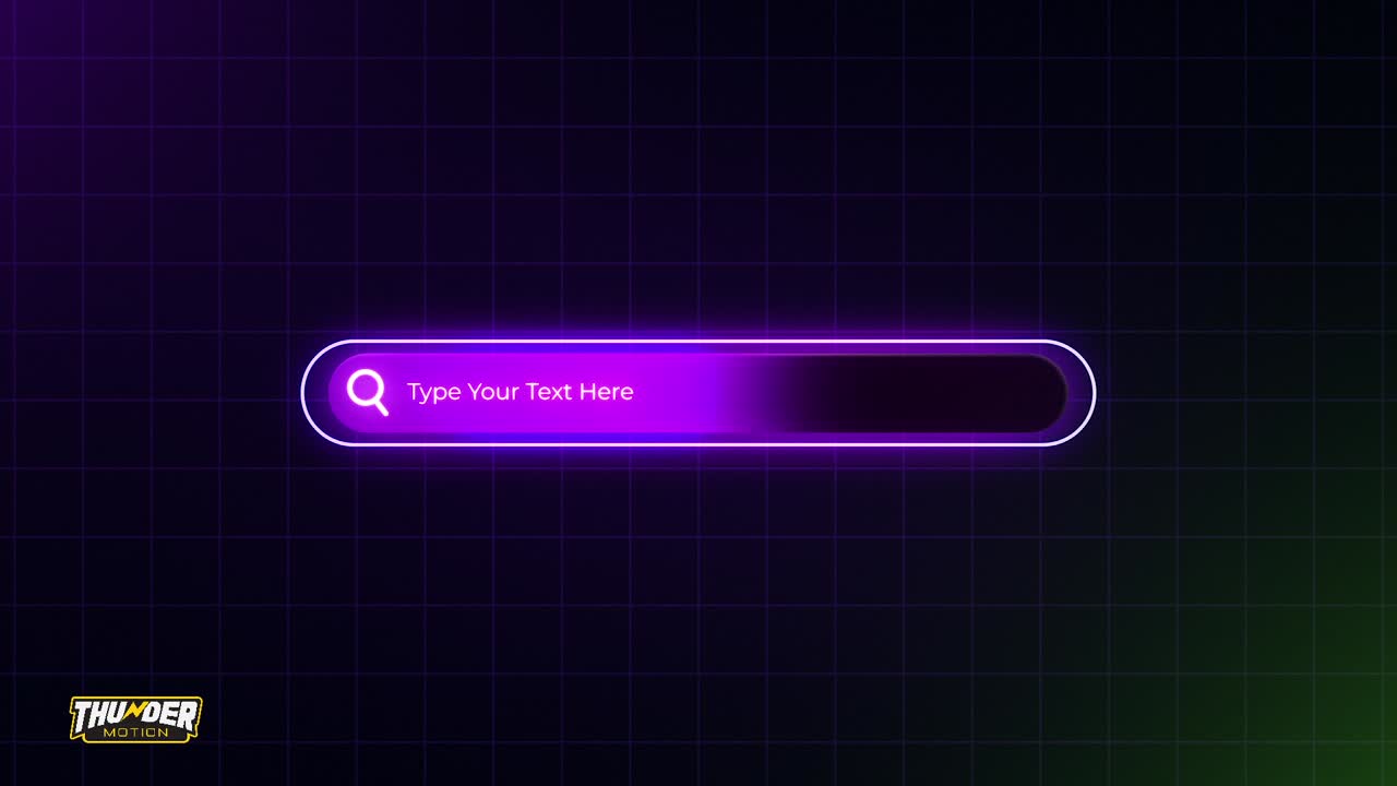 Neon Search Logo Reveal