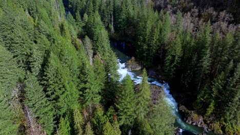 Lucia-Falls-Es-Una-De-Las-Cinco-Cascadas-Con-Nombre-A-Lo-Largo-Del-Río-East-Fork-Lewis-Cerca-Del-Campo-De-Batalla