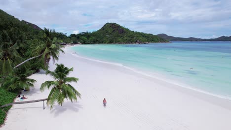 alone in deserted beach in africa in 4k