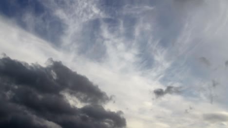 4k time lapse beautiful blue sky with clouds background.sky clouds.