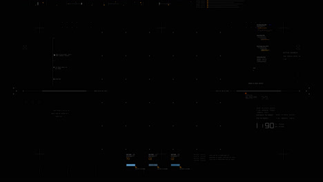 Futuristic-abstract-de-focus-flowing-data-matrix,-meta,-metaverse,-telemetry-and-encrypt-numbers-display-with-particles-simulation-in-cyber-space-environment-for-head-up-display-background