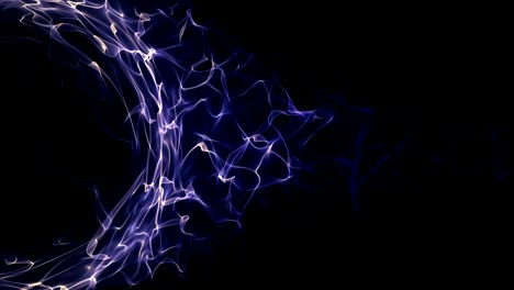 magical particles ring abstract background, animation, rendering, loop