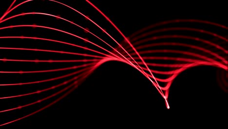 abstract wave motion background elegant twist red