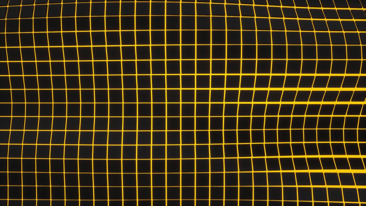 빛나는 배경으로 검은 큐브로 만들어진 파란색 표면