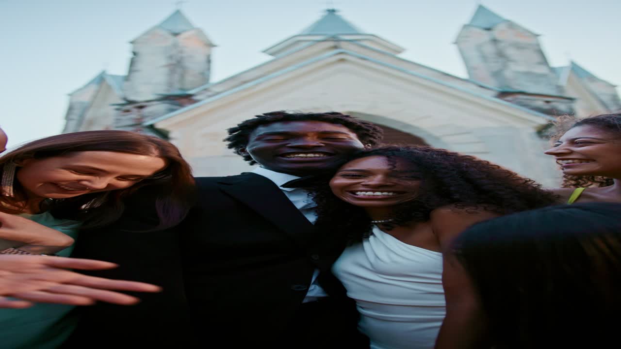 Wedding Celebration with Friends and Family