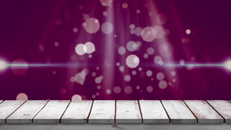 luces bokeh rosadas