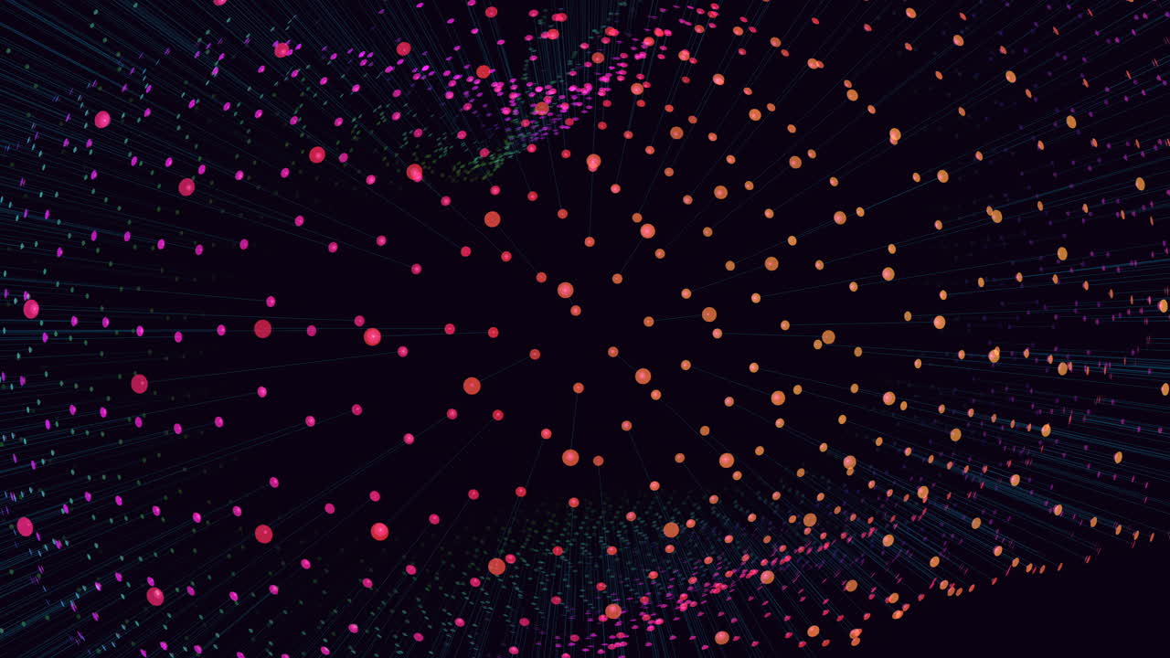 red circular brillante de puntos, fondo del sitio web y de la aplicación