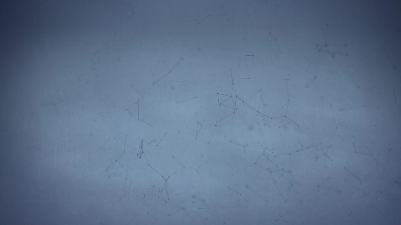 animación de la red de conexiones sobre fondo púrpura