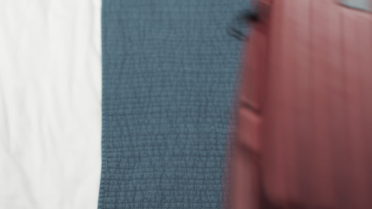 Packing a suitcase for travel