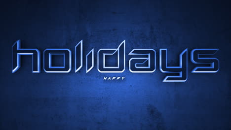 Monochrome-Happy-Holidays-on-dark-blue-gradient