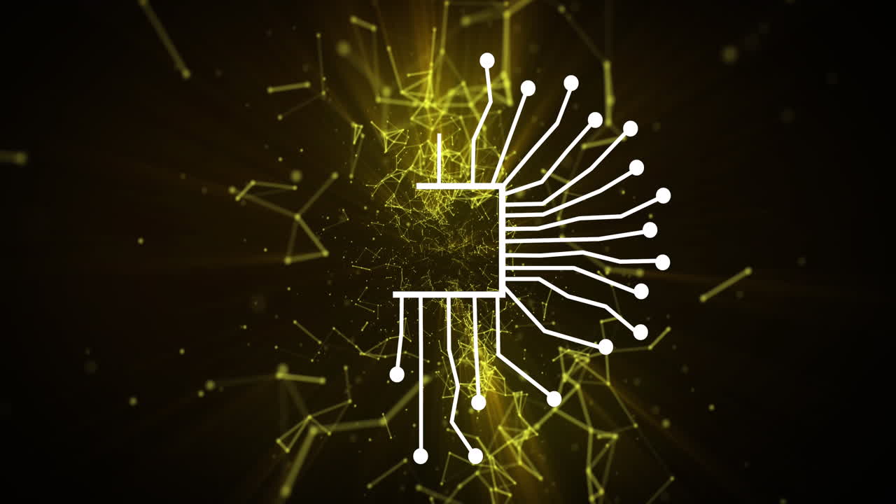 인공지능 채팅 텍스트 및 데이터 처리의 애니메이션