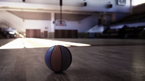 basketball on a court