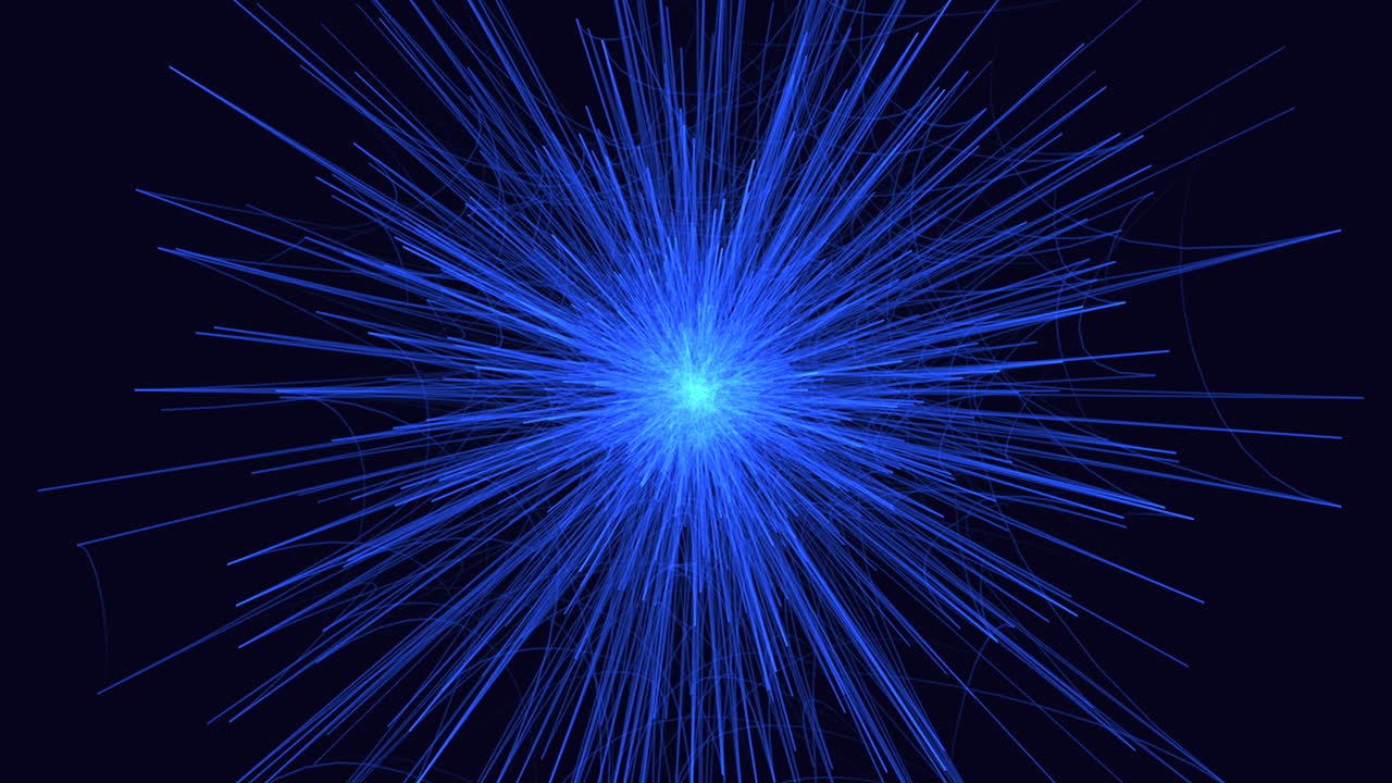 estallido de luz azul que cautiva la energía o el símbolo de poder