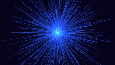 burst of blue light captivating energy or power symbol