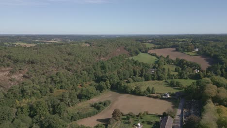 rochefort-en-terre forest and countryside, brittany