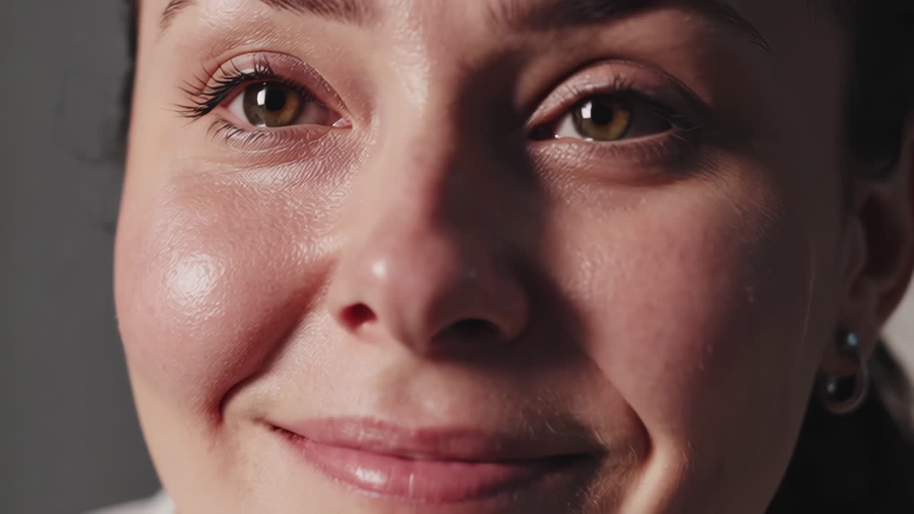 retrato en primer plano de una mujer