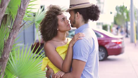 Couple-embracing-and-bonding