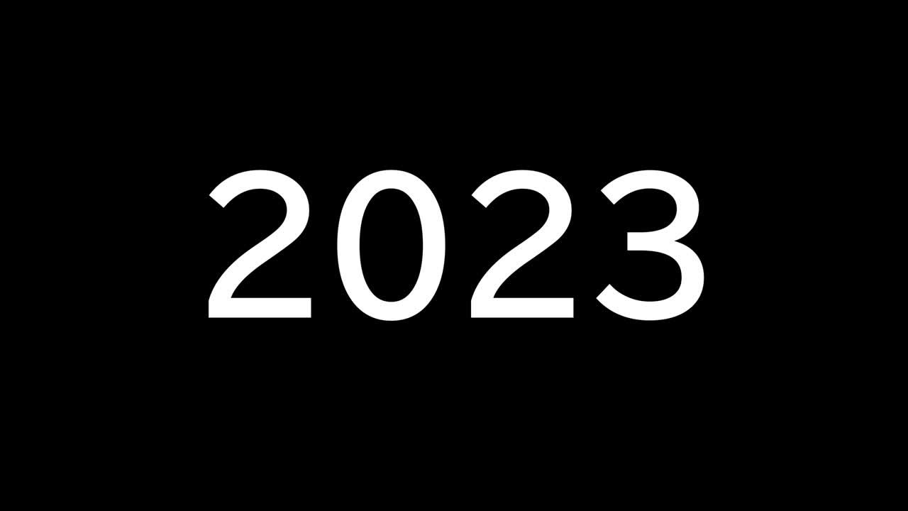 2023 text animation motion graphics