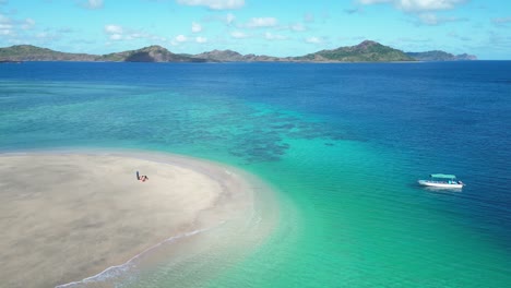 private pristine white sand beach in the middle of the indian ocean