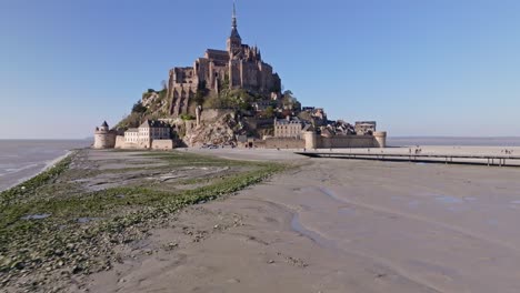 above the tide at mont st michel