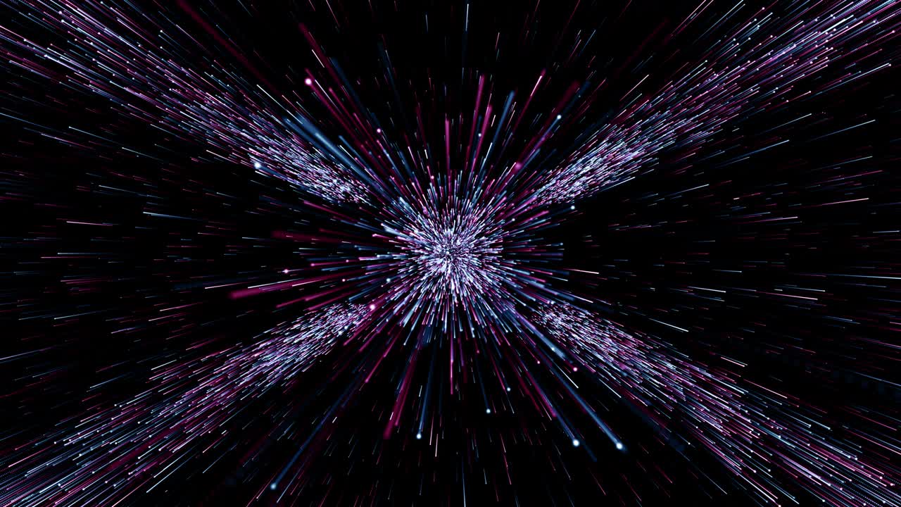 partículas azul rosa evento juego tráiler títulos escenario de concierto cinematográfico bucle de fondo