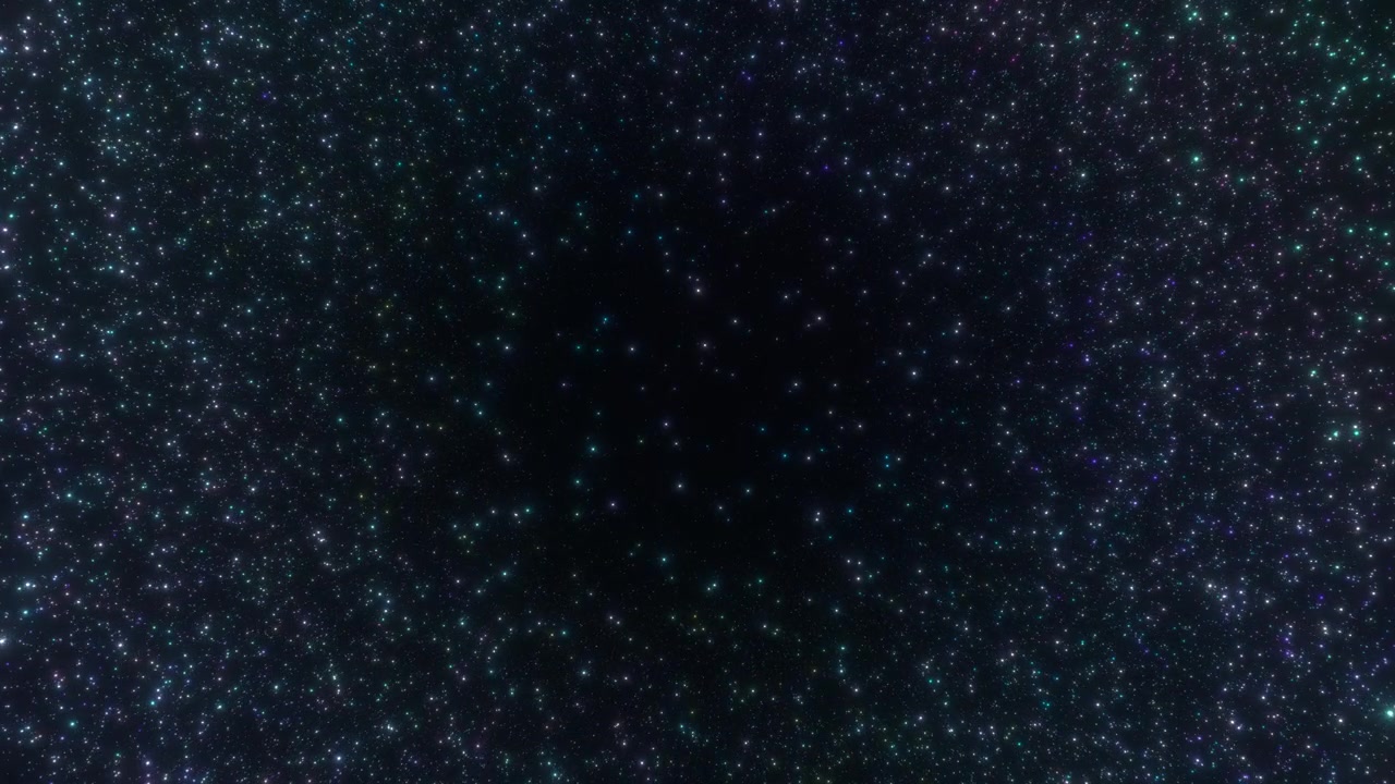 Stelle Colorate Vivaci e Luminose in uno Sfondo Cosmico dello Spazio Profondo