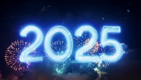 celebración de fuegos artificiales en 2025