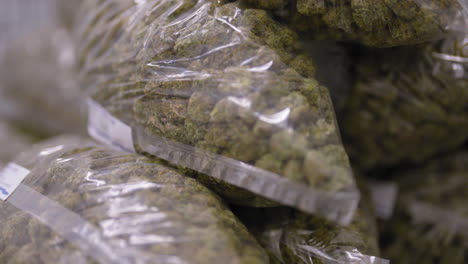 bags of marijuana stacked and ready to ship, white label cannabis prodution