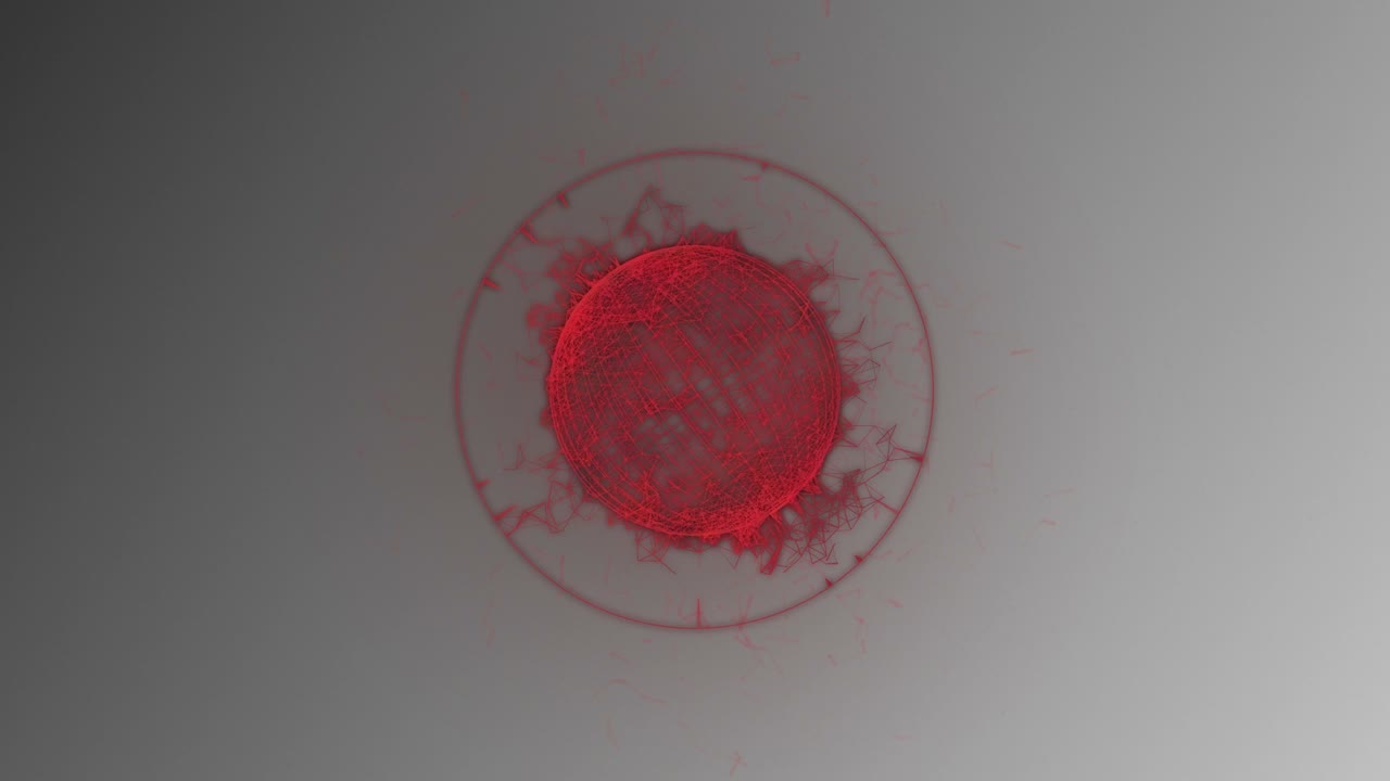 globo digital abstracto