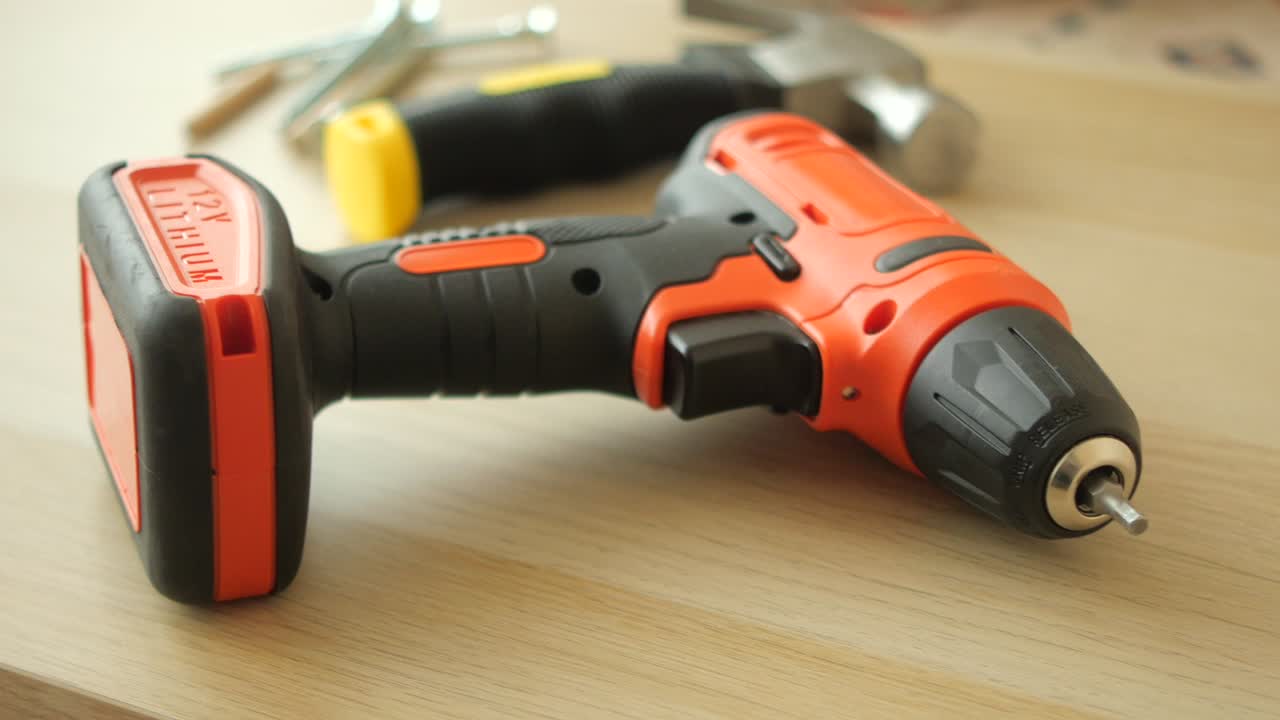 Tools on a workbench