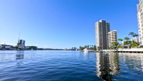 scenic boat ride through gold coast waterways