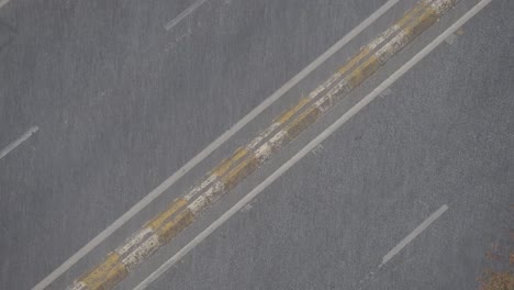 rainy street view