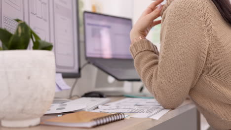 diseño web, trabajo y planificación de la mujer en una computadora