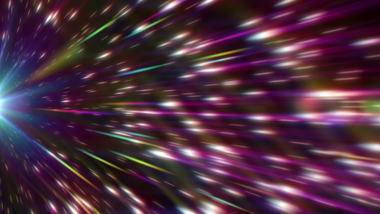 las estrellas vuelan velocidad luz 4k