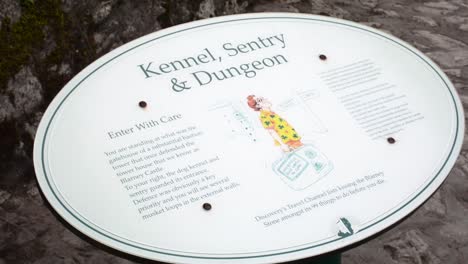 Kennel-Sentry-and-Dungeon-Enter-With-Care-Sign-Close-Up