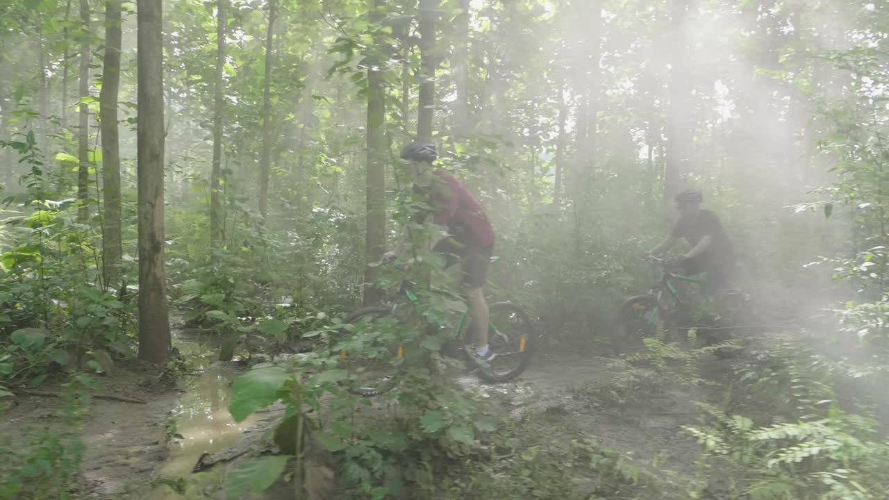 Mountain Biking Adventure in the Forest