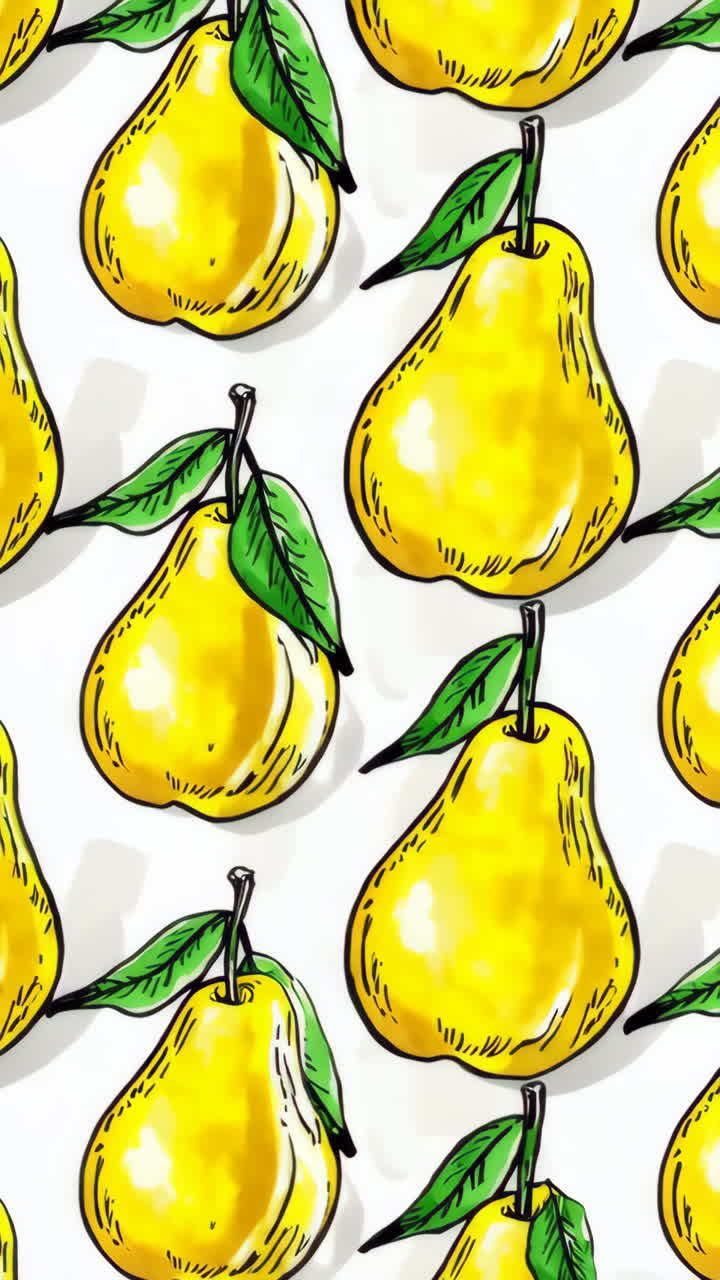 Yellow Pear Pattern