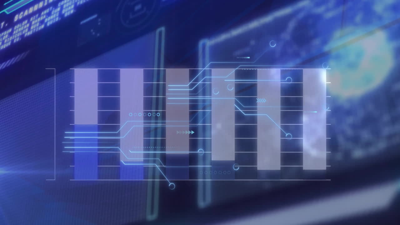 animación de gráficos a través de la red y profesando datos