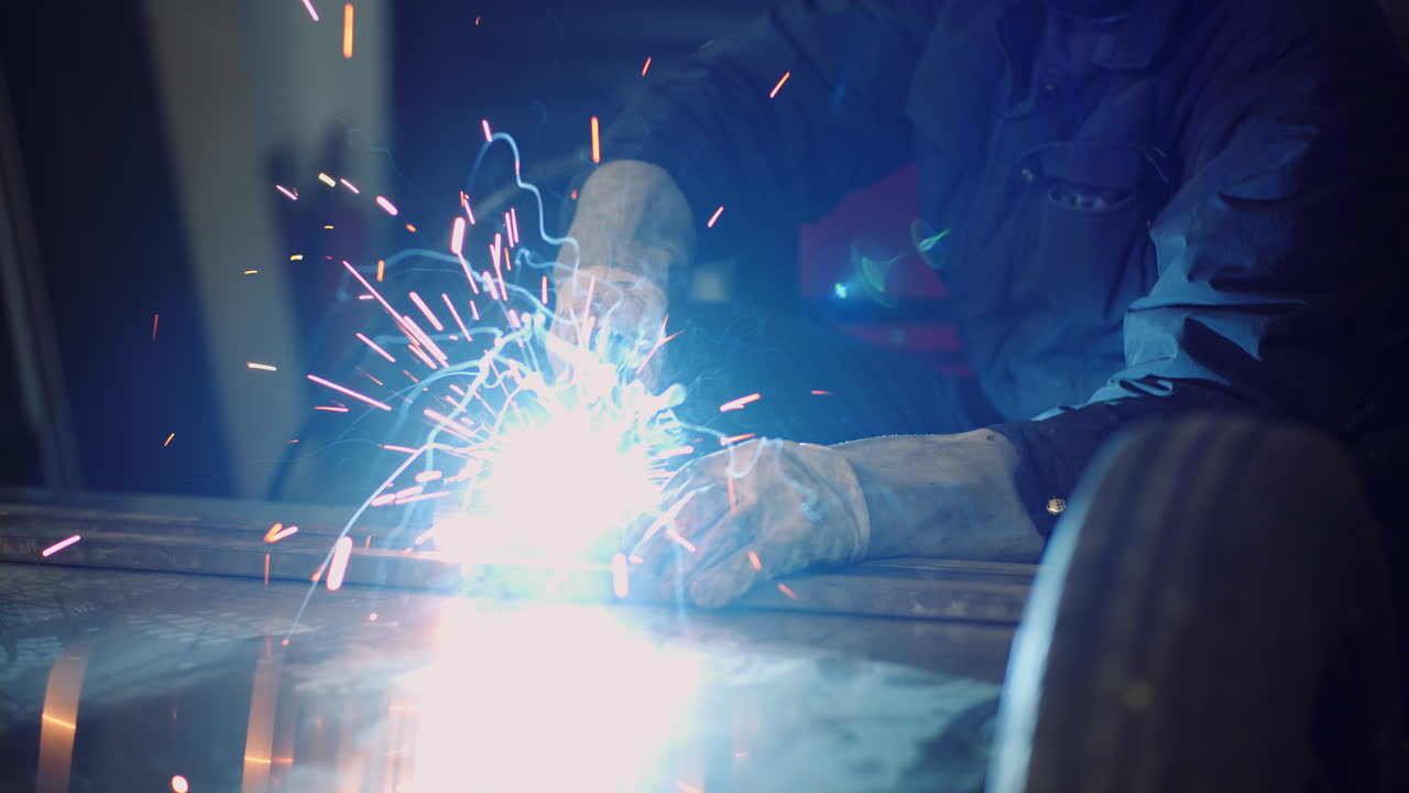 Industry Welder Welding Steel Construction