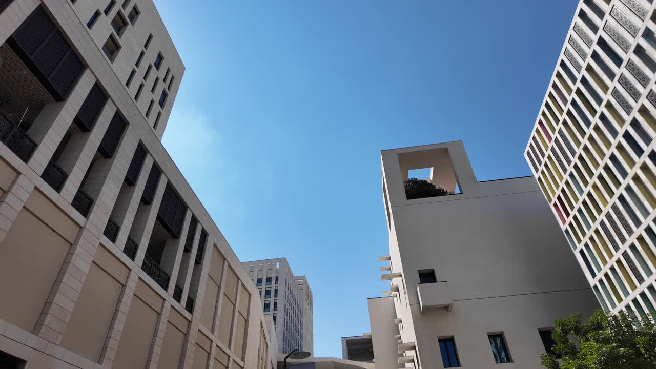 Architectural Buildings and Sky