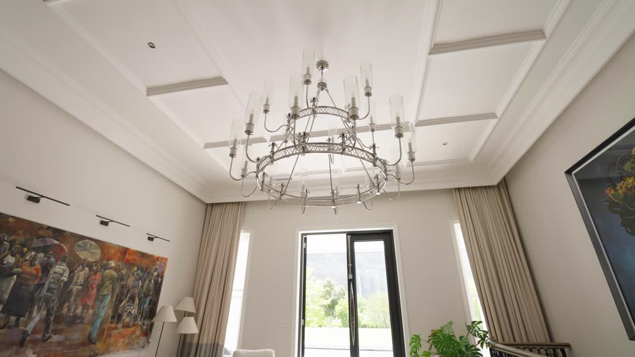 Sitting area in a luxury house showing beautiful furniture and fixtures