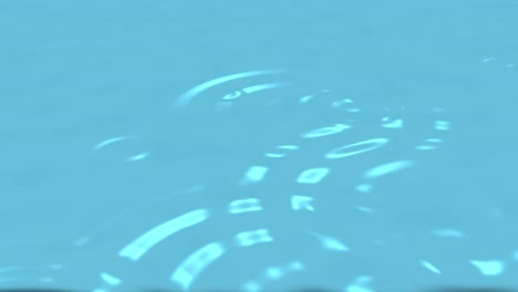 animación de ondas de lluvia en un fondo azul claro