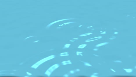 rain ripple animation on light blue background