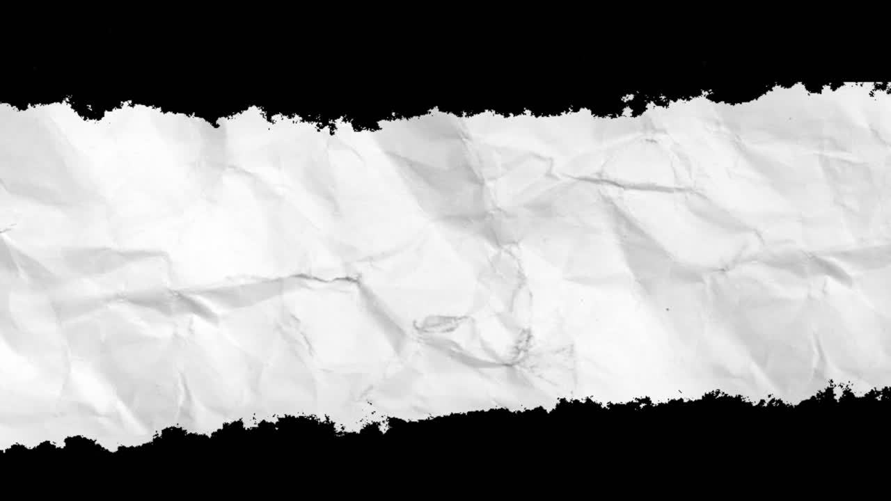 Animated Torn Crumpled Paper Texture Overlay