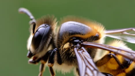detailed close-up of a bee