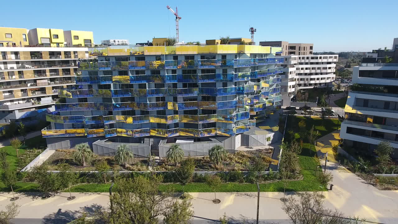 hermoso edificio residencial moderno montpellier bienes raíces de lujo
